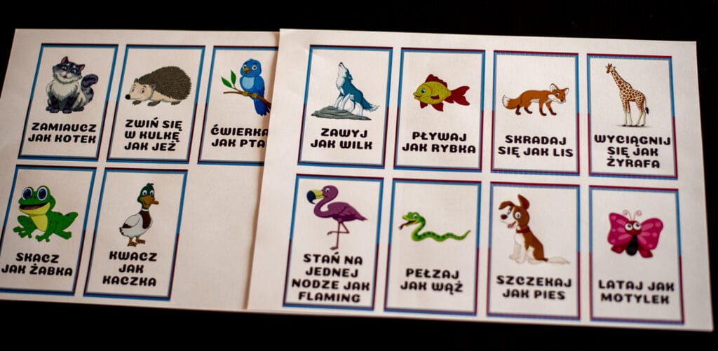 Karty ruchowe do druku