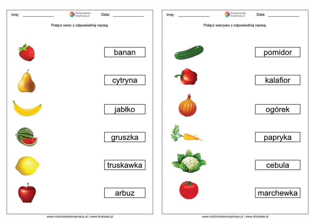 Krótkie Rymowanki O Owocach I Warzywach