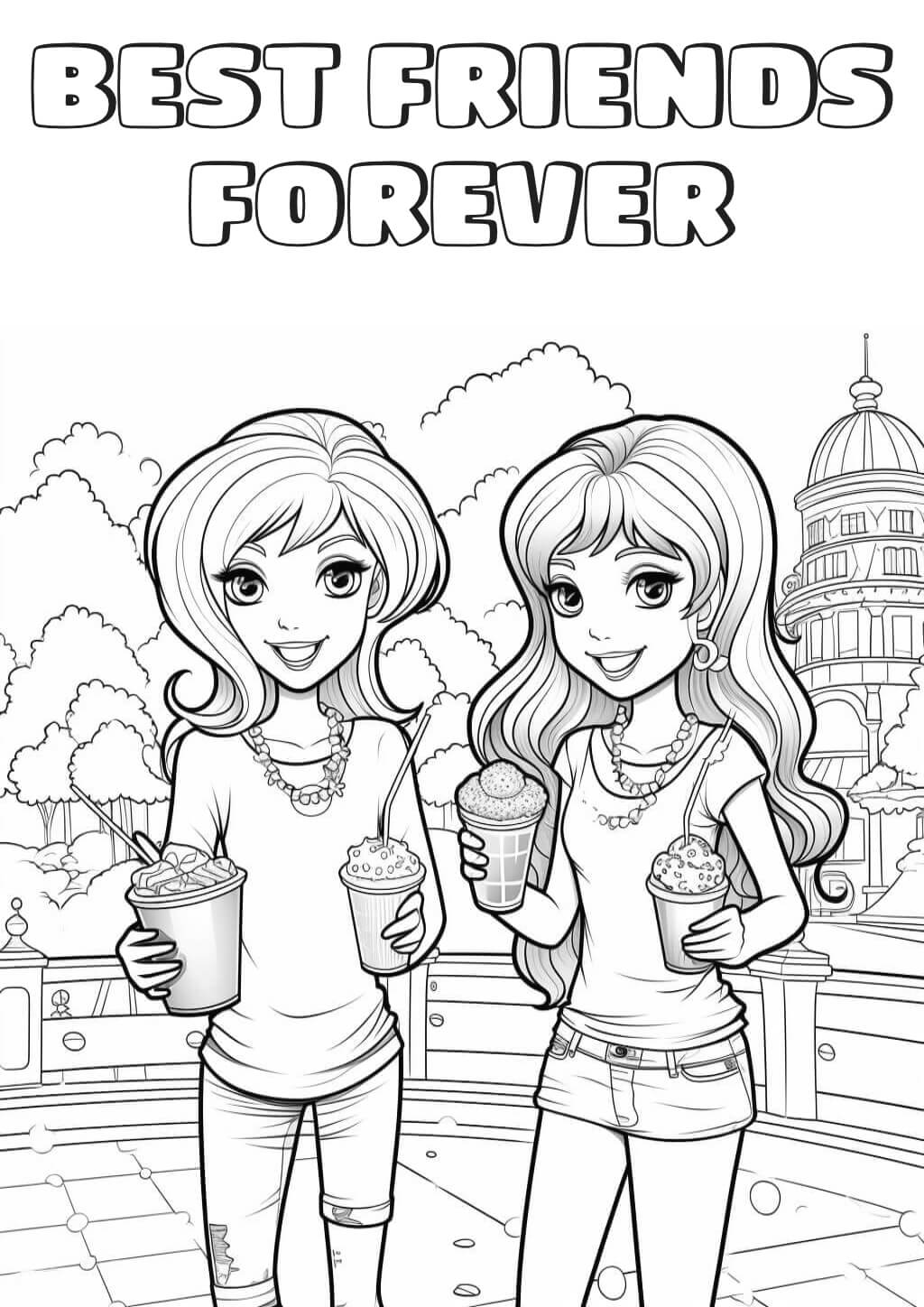 Kolorowanki BFF do druku
