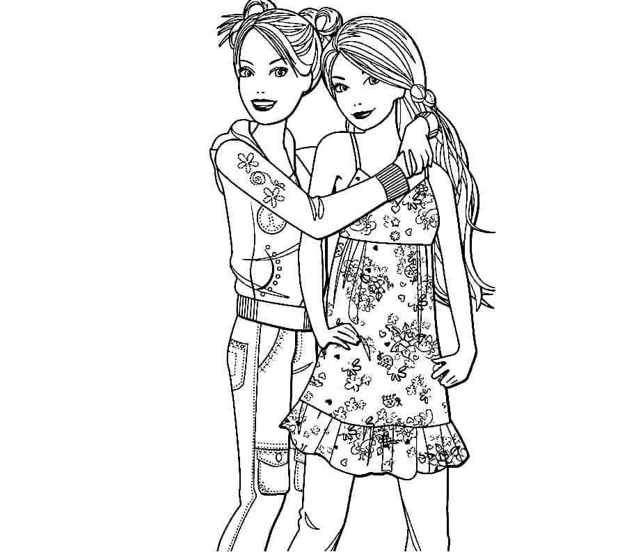 kolorowanki best friends forever 3