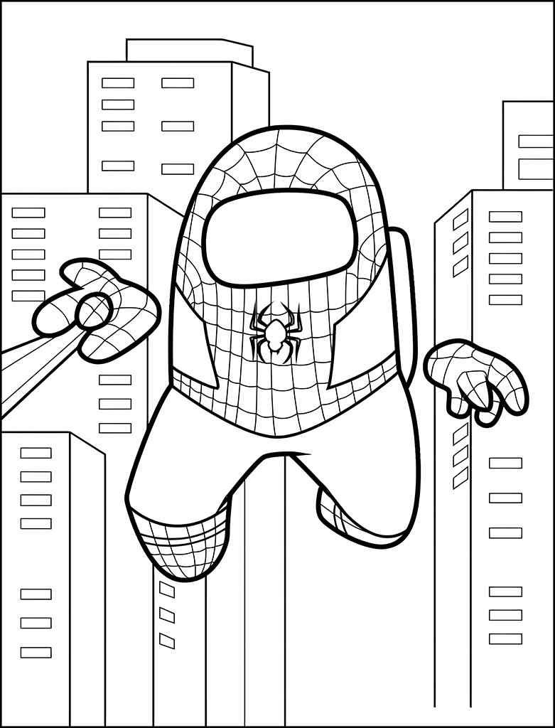 Among Us Spider Man