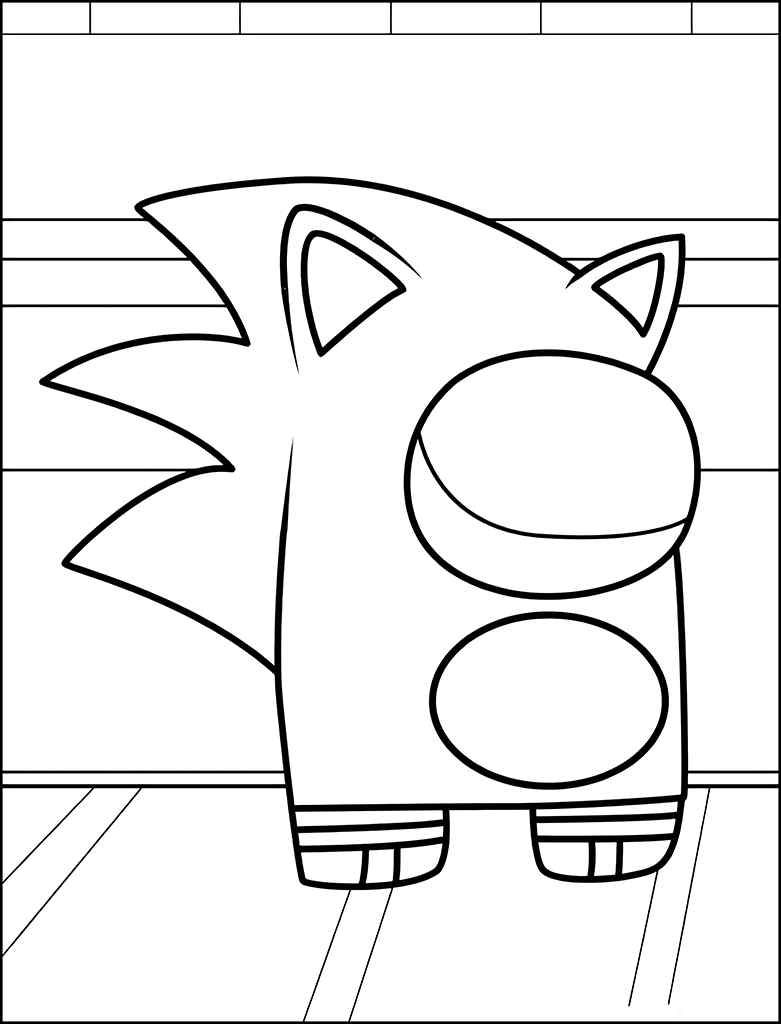 Sonic jako Among US