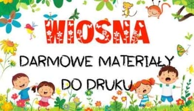 wiosna darmowe materialy do druku