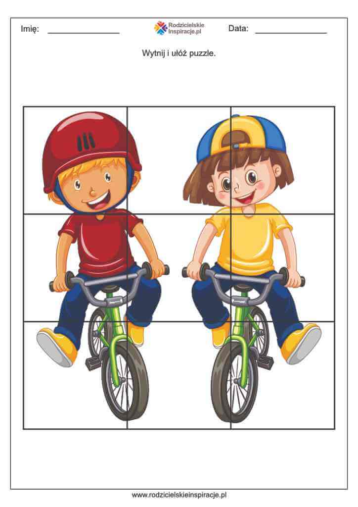 Sport puzzle do wyciecia